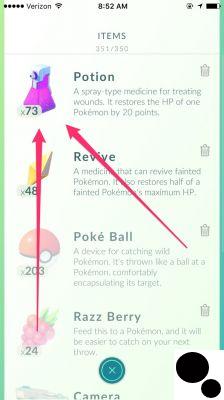 Como recupero a saúde no Pokémon Go?